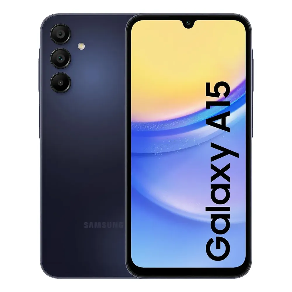 Celular Samsung Galaxy A15 4g 6gb 128gb 6.5 Fhd+ 90hz 50mp Blue Black Internacional 