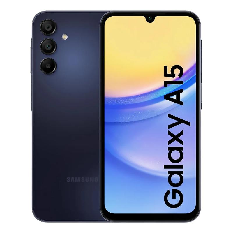 Celular Samsung Galaxy A15 4g 6gb 128gb 6.5 Fhd+ 90hz 50mp Blue Black Internacional 