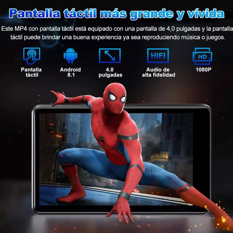 Reproductor Música Mp4 Mp3 Wifi Bluetooth Spotify Tácti 32g