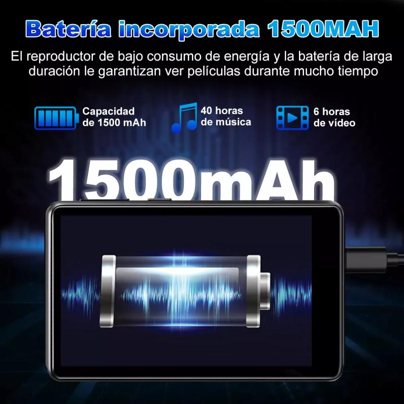 Reproductor Música Mp4 Mp3 Wifi Bluetooth Spotify Tácti 32g