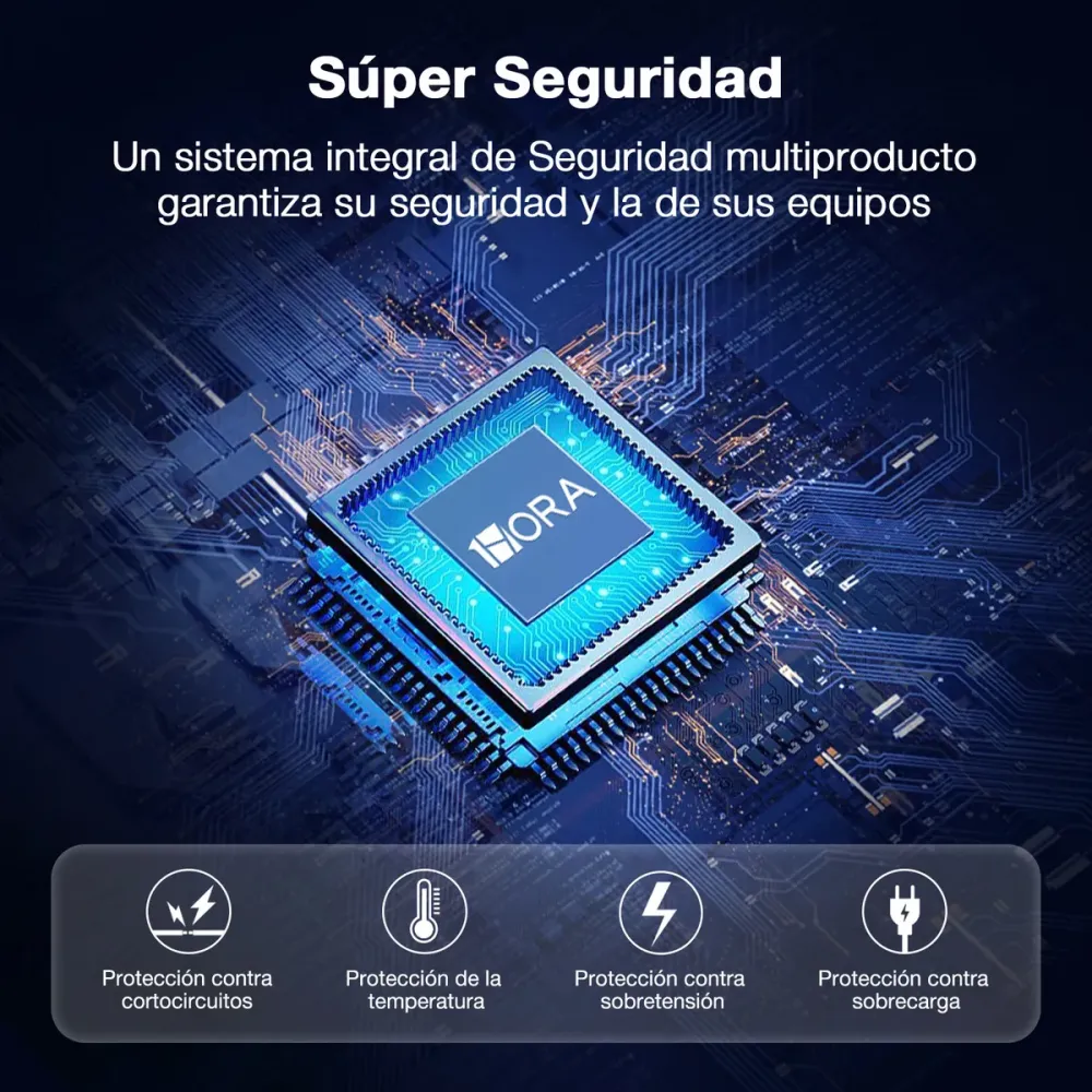 Power Bank Batería Portátil Carga Rápida 10000mah 1hora Negro Con 4 Cables Micro Usb / V8 Ip Tipo C