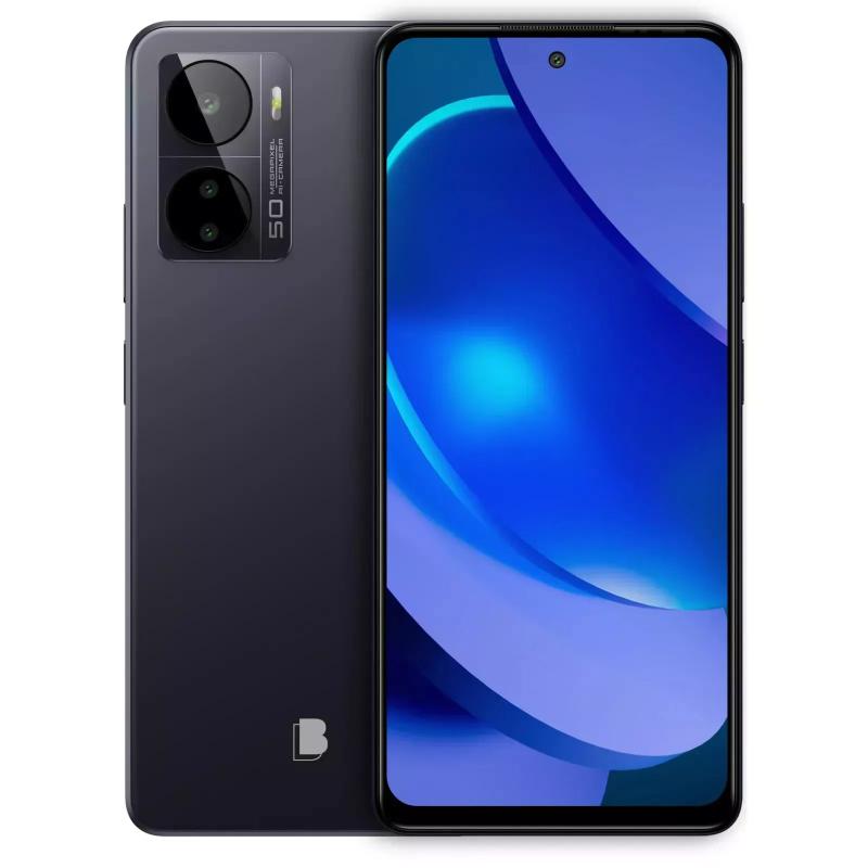 CAJA ABIERTA* BLU G93 G0910 128GB GSM Teléfono Inteligente Android Desbloqueado, Negro, Excelente-
