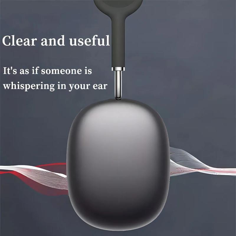 Auriculares Bluetooth Plegables Para Subwoofer AirPods Max, Color Negro Color De La Luz Negro