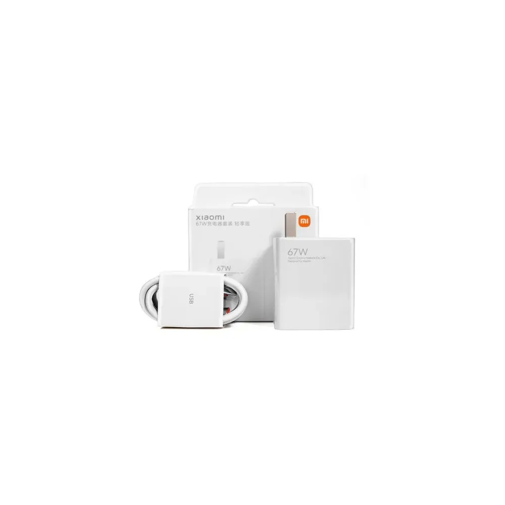 Cargador Original Xiaomi 67w Rápida Turbo Con Cable Tipo C