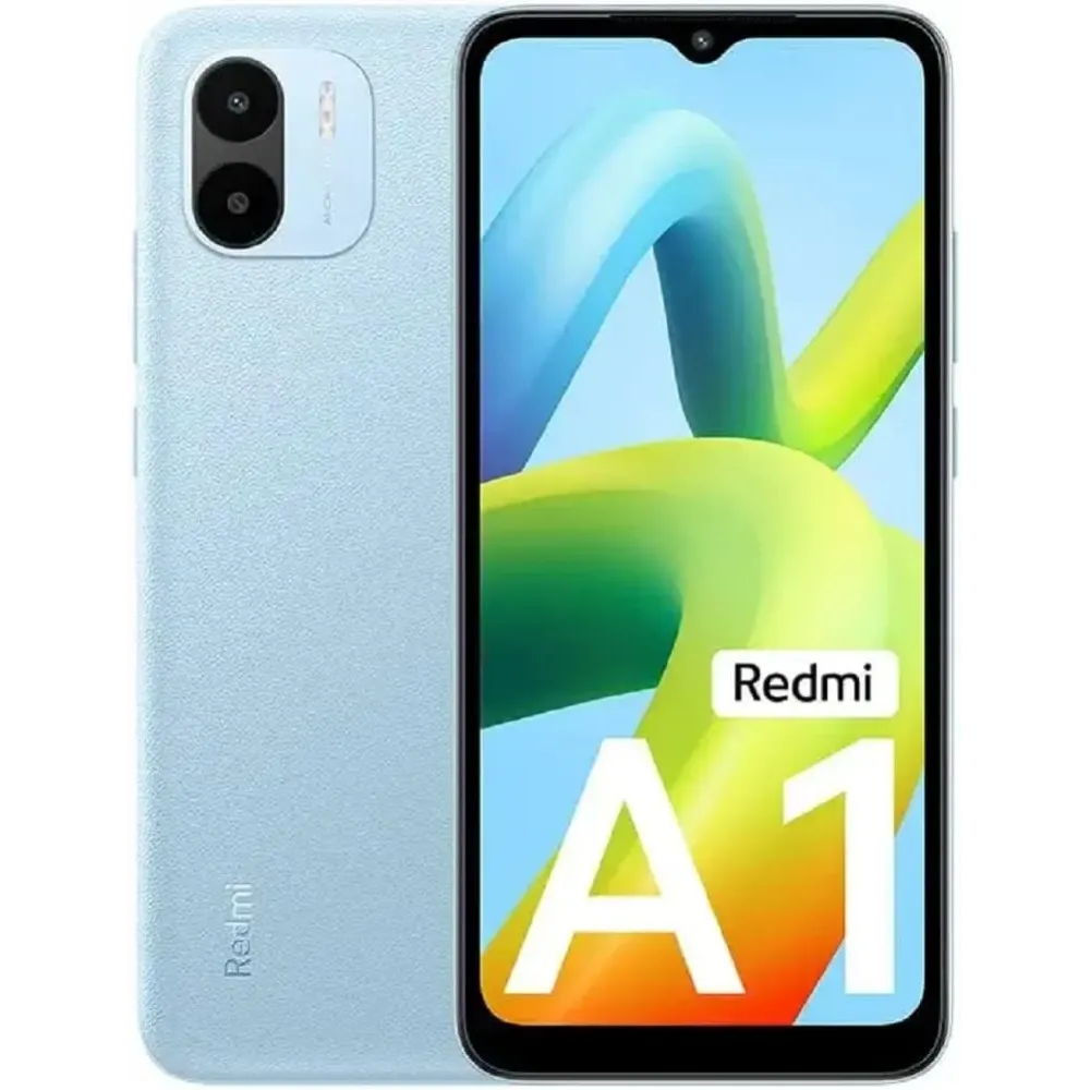 Xiaomi Redmi - Teléfono celular A1 desbloqueado de 4G Volte, 2 GB RAM + 32 GB ROM, visualización de 6.5 pulgadas, cámara de 8