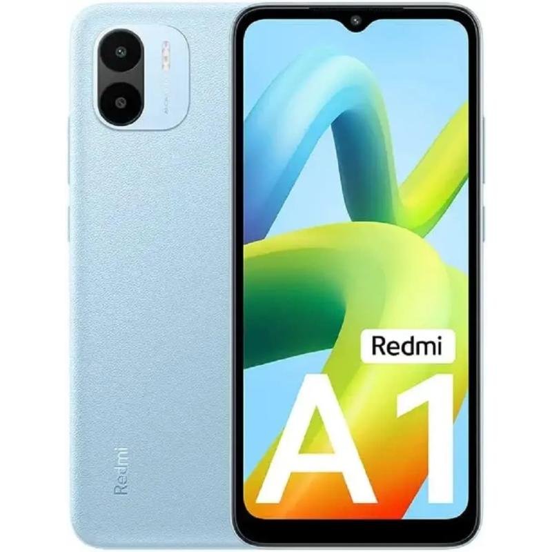 Xiaomi Redmi - Teléfono celular A1 desbloqueado de 4G Volte, 2 GB RAM + 32 GB ROM, visualización de 6.5 pulgadas, cámara de 8