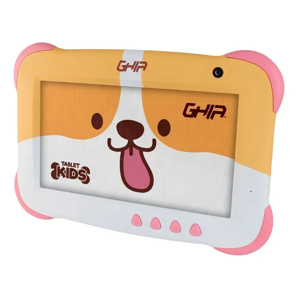 Tablet Para Niños Ghia 7 Pulgadas A50 Quadcore 1gb Ram 16gb Almacenamiento 2camaras Wifi De Perrito Kids