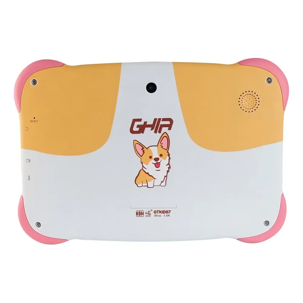 Tablet Para Niños Ghia 7 Pulgadas A50 Quadcore 1gb Ram 16gb Almacenamiento 2camaras Wifi De Perrito Kids
