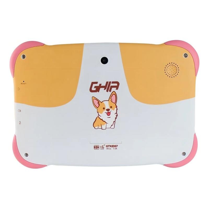 Tablet Para Niños Ghia 7 Pulgadas A50 Quadcore 1gb Ram 16gb Almacenamiento 2camaras Wifi De Perrito Kids
