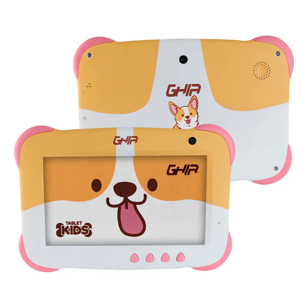 Tablet Para Niños Ghia 7 Pulgadas A50 Quadcore 1gb Ram 16gb Almacenamiento 2camaras Wifi De Perrito Kids
