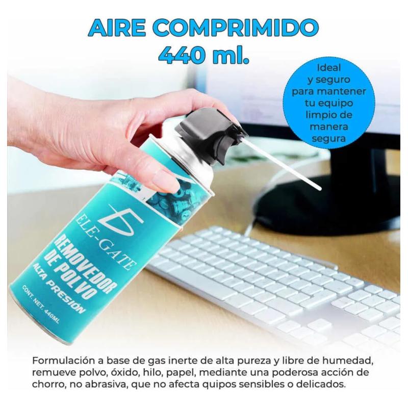 Aire Comprimido Limpieza Mantenimiento Pc Removedor Polvo Pz