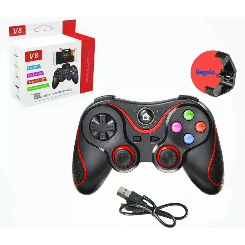 Control X3 Bluetooth Gamepad Con Soporte| Pc | Android | Ios