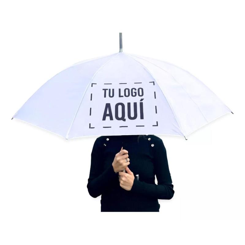 Paraguas personalizado blanco
