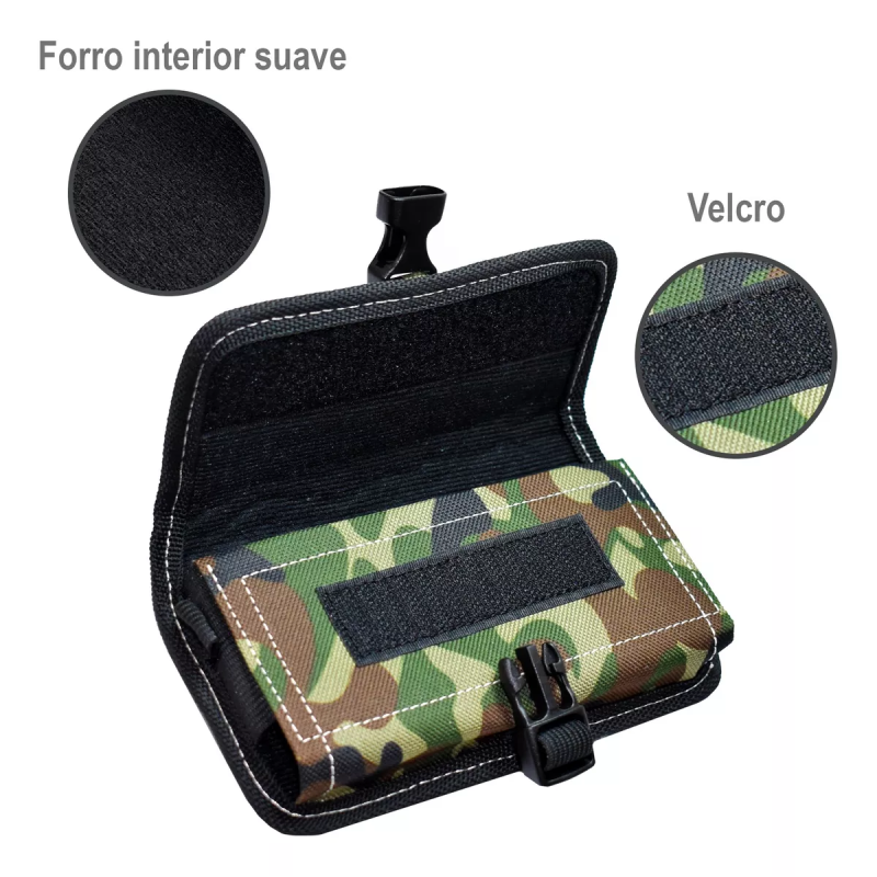 funda-comando-clip-metalico-triple-sujecion-doble-cerradura