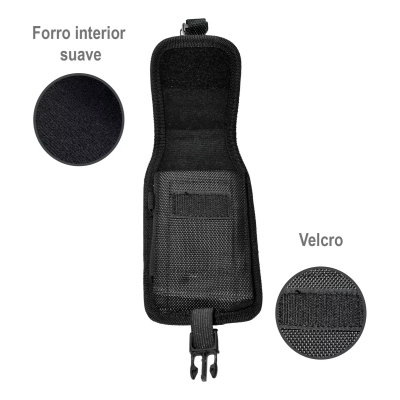 funda-comando-clip-metalico-triple-sujecion-doble-cerradura