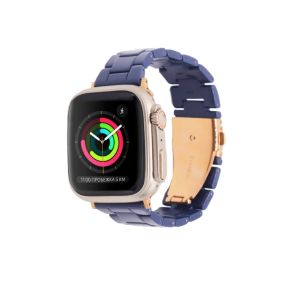 Extensible acrilico-tornasol azul 45/49mm correa apple watch