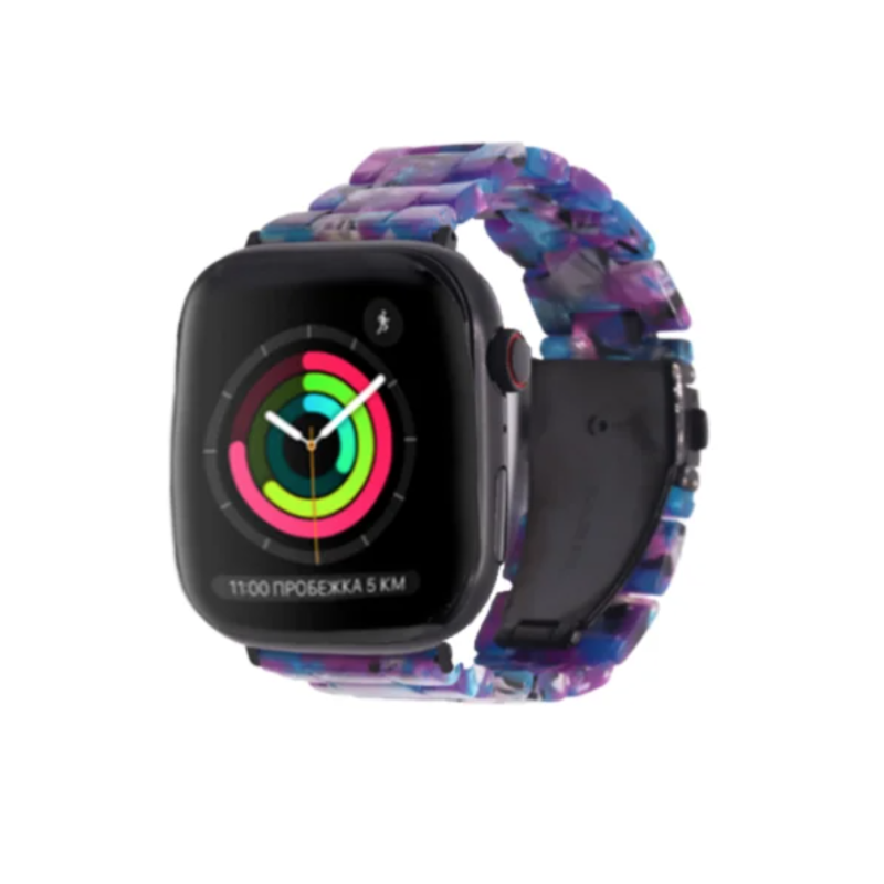 Extensible acrilico-tornasol azul 45/49mm correa apple watch