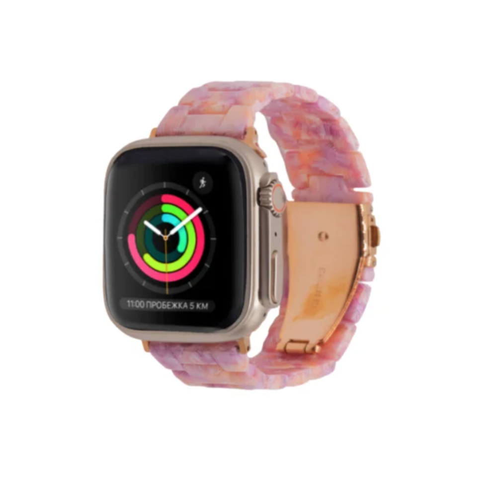 Extensible acrilico-tornasol azul 45/49mm correa apple watch