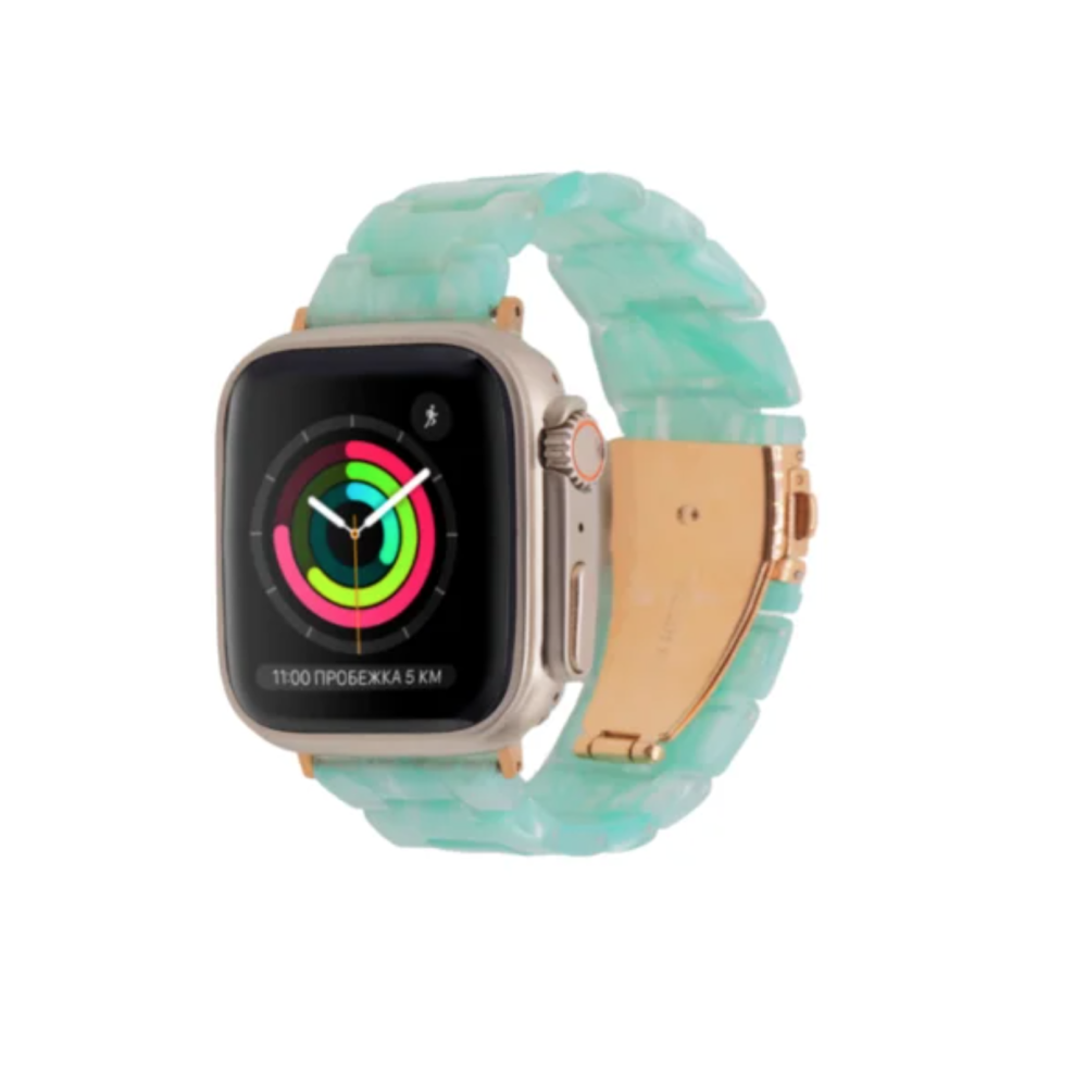 Extensible acrilico-tornasol azul 45/49mm correa apple watch