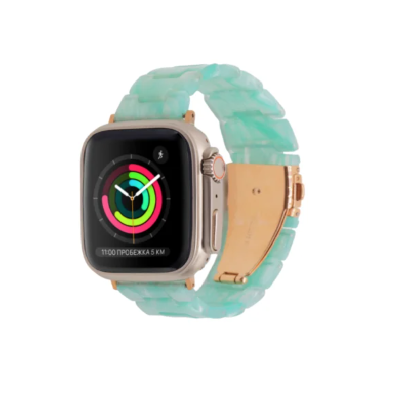 Extensible acrilico-tornasol azul 45/49mm correa apple watch