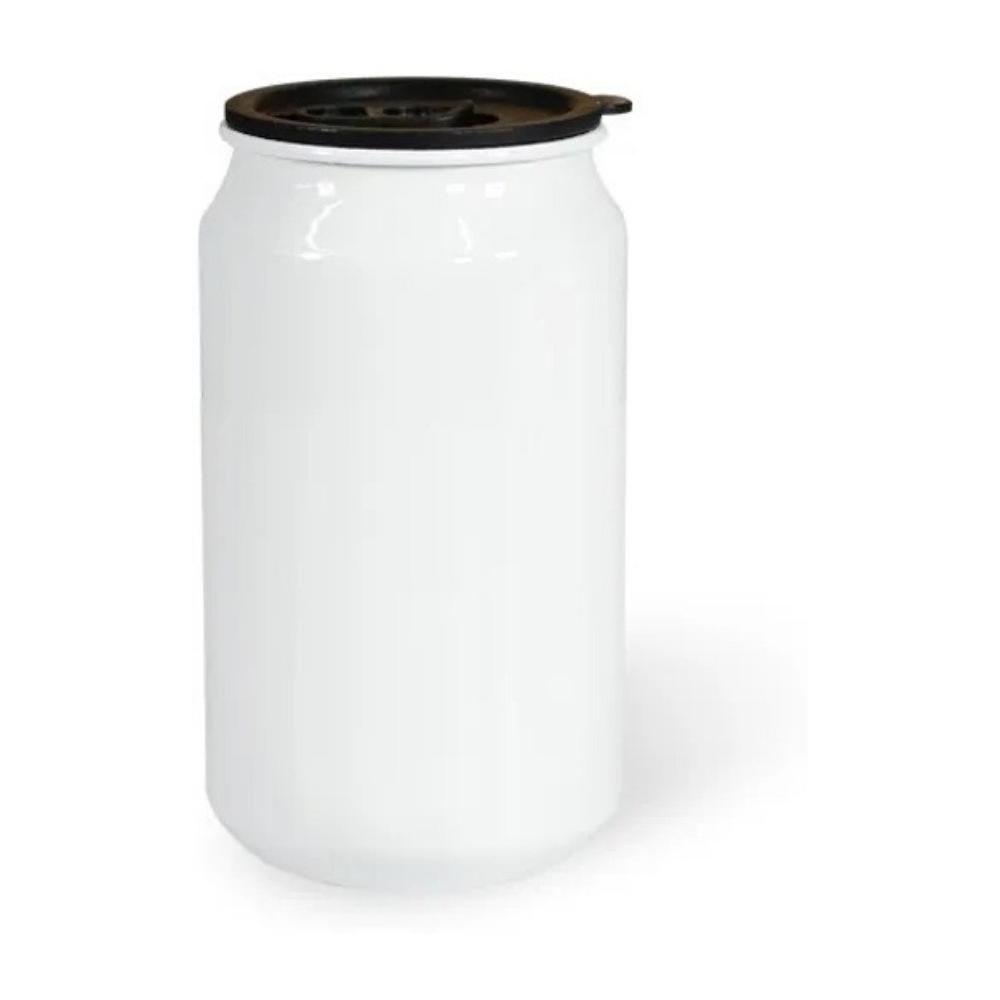 Lata Aluminio Sublimación 355ml Tapa Silicón Color Make 1 Pz