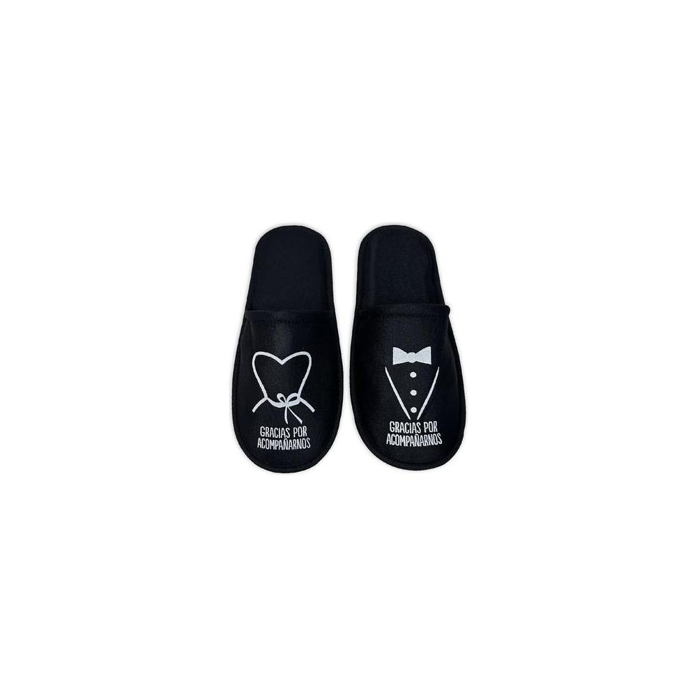 10 Pares Pantuflas Negras Boda Y Xv Para Imprimir O Sublimar | Meses sin interés