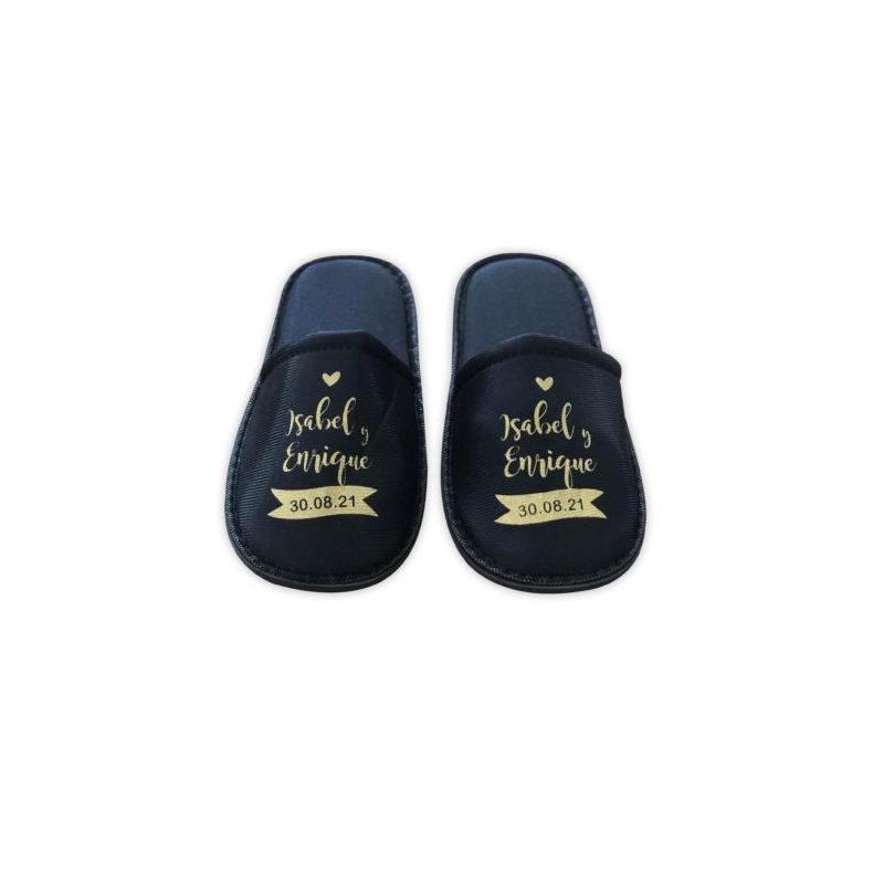 10 Pares Pantuflas Negras Boda Y Xv Para Imprimir O Sublimar | Meses sin interés
