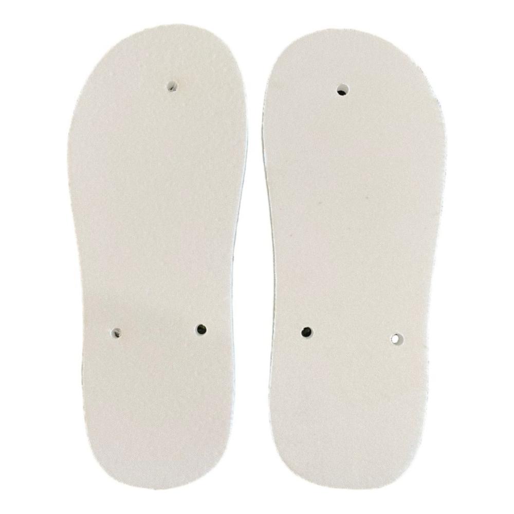 Sandalia Para Sublimar Suela Con Tela De 9mm 10 Pares