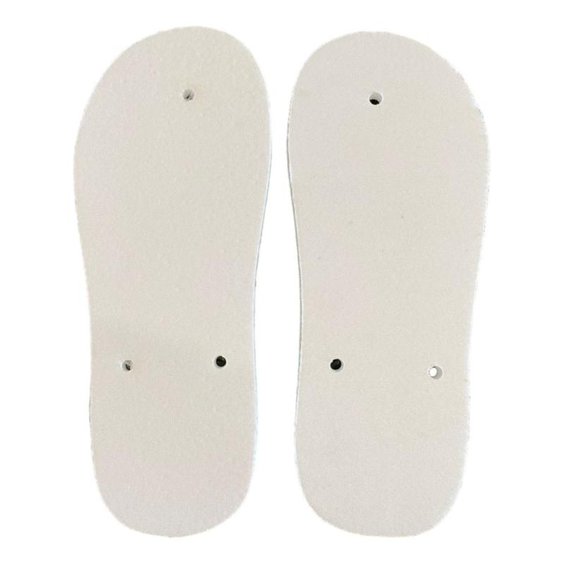 Sandalia Para Sublimar Suela Con Tela De 9mm 10 Pares