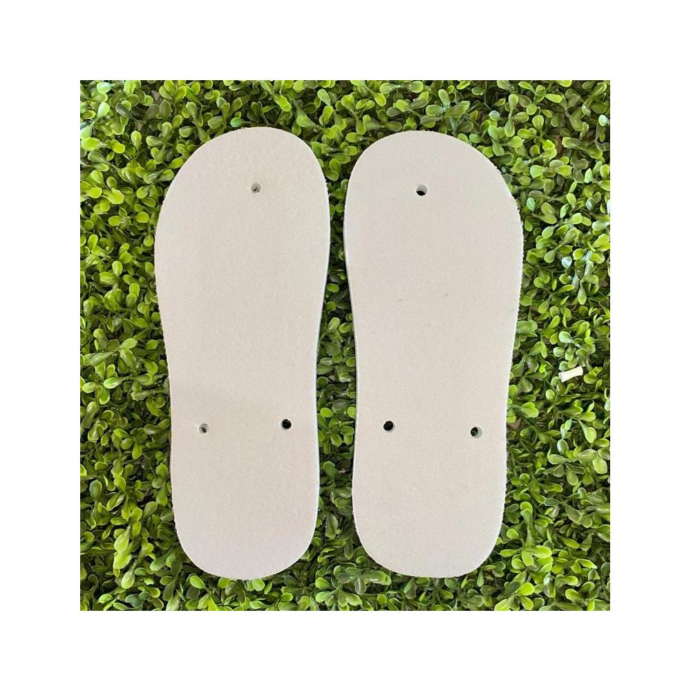 Sandalia Para Sublimar Suela Con Tela De 9mm 10 Pares