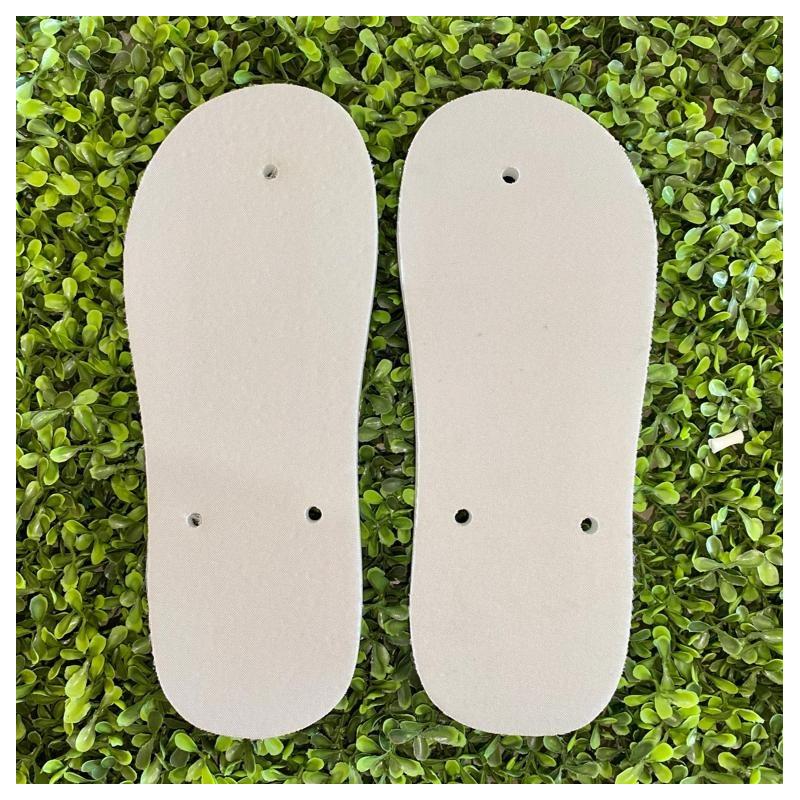 Sandalia Para Sublimar Suela Con Tela De 9mm 10 Pares