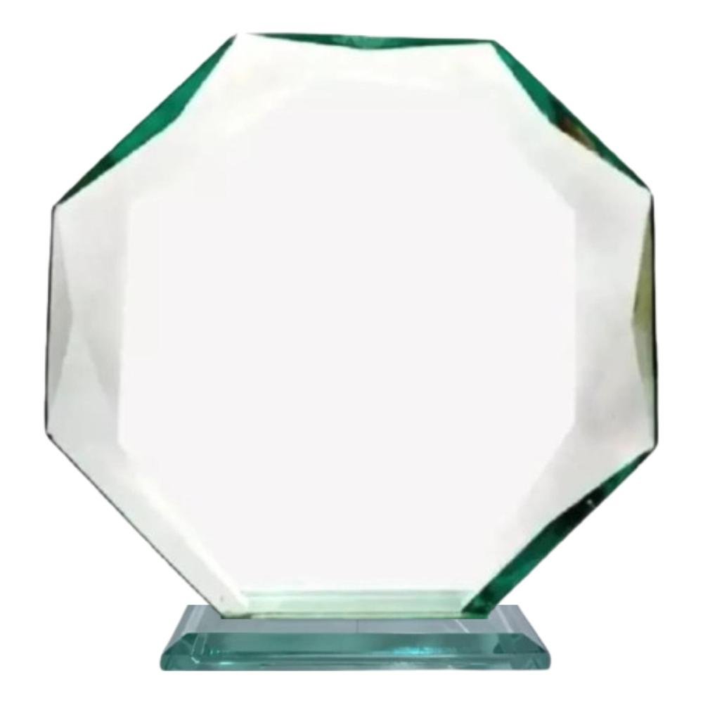 Reconocimiento Impreso Urgente Vidrio 10mm Placa Sublimada