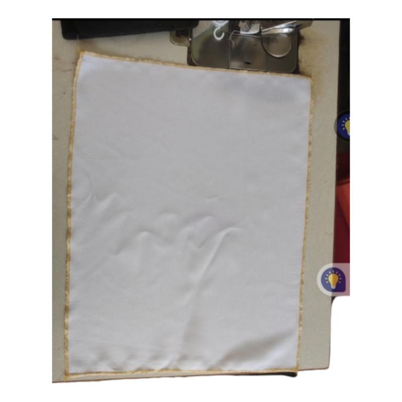 Servilletas Lisas Para Sublimar 30 Pz Con Costura Over