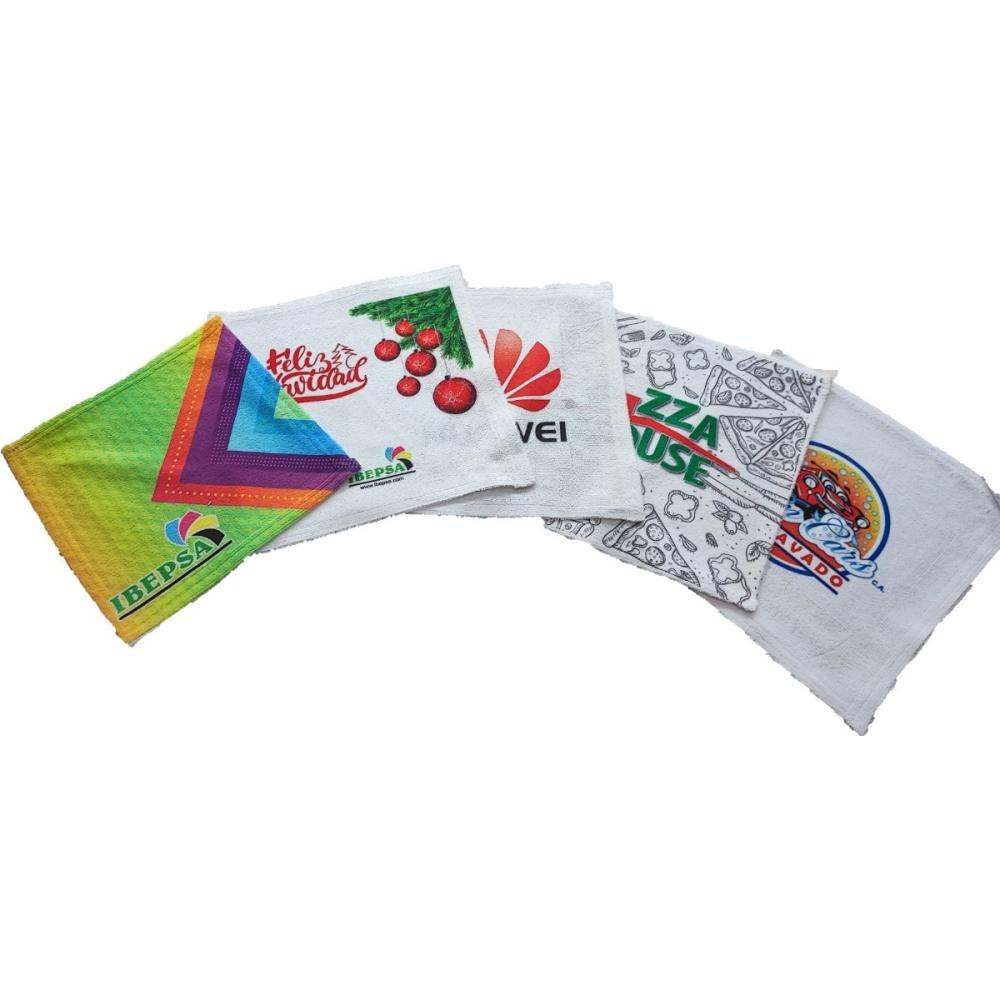 25 Toallas Faciales Para Sublimar Microfibra 100% Poliester