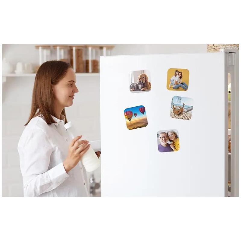 Imán Personalizado Rectangular 6*9 Blanco