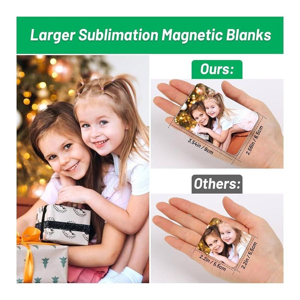 Imán Personalizado Rectangular 6*9 Blanco