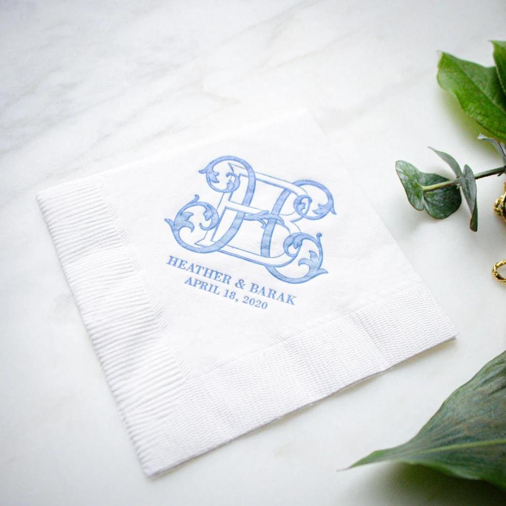 Servilleta Personalizada Con Costura Over