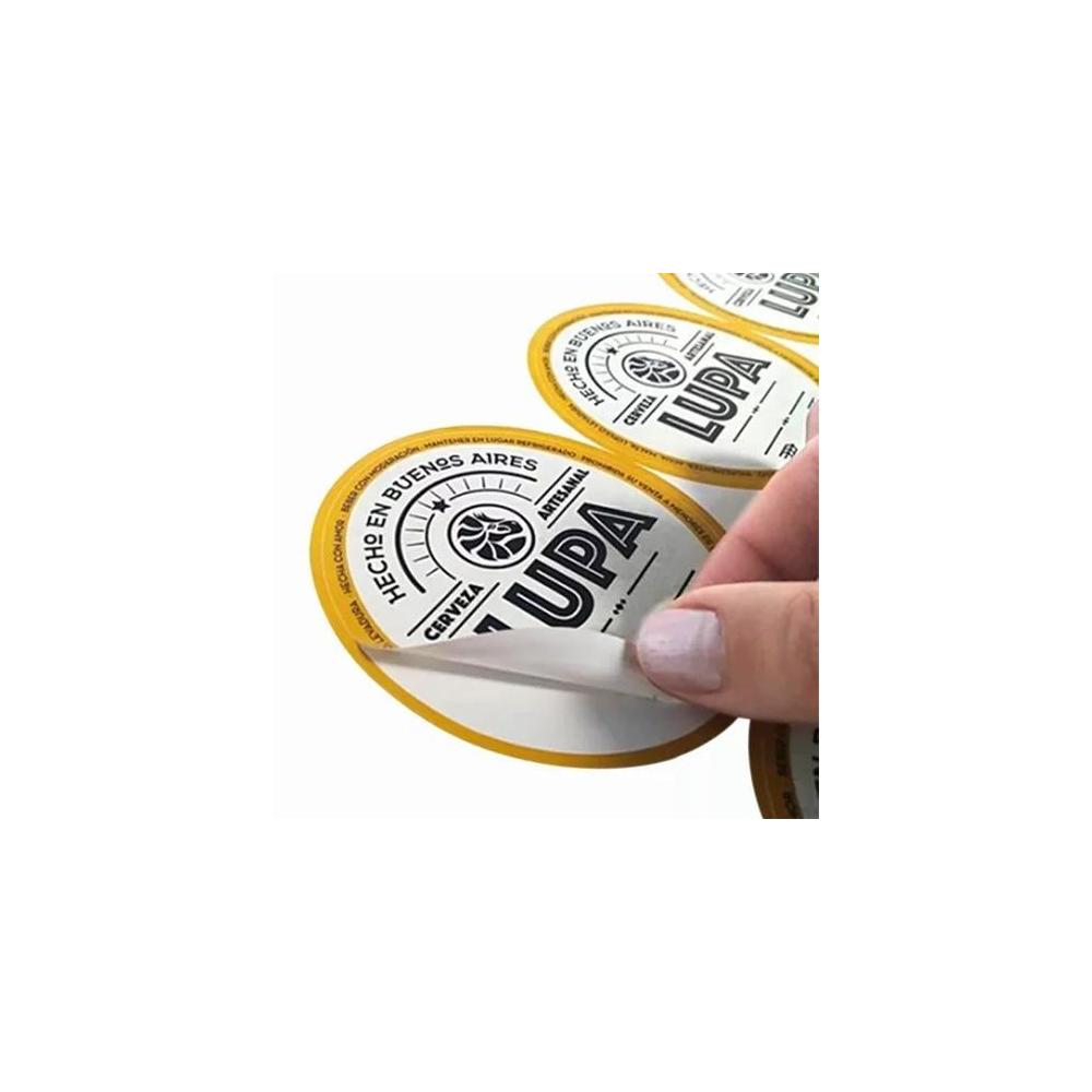 Etiquetas Calcomanias Stickers Vinil Recortadas Personalizadas Listas Para Despegar y Colocar