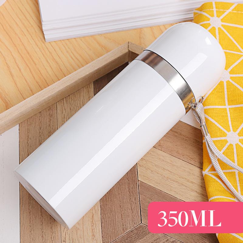 Termo Bala Blanco 500ml Con Recubrimiento Para Sublimación