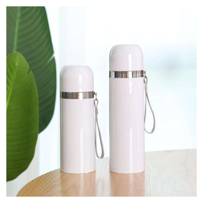 Termo Bala Blanco 500ml Con Recubrimiento Para Sublimación