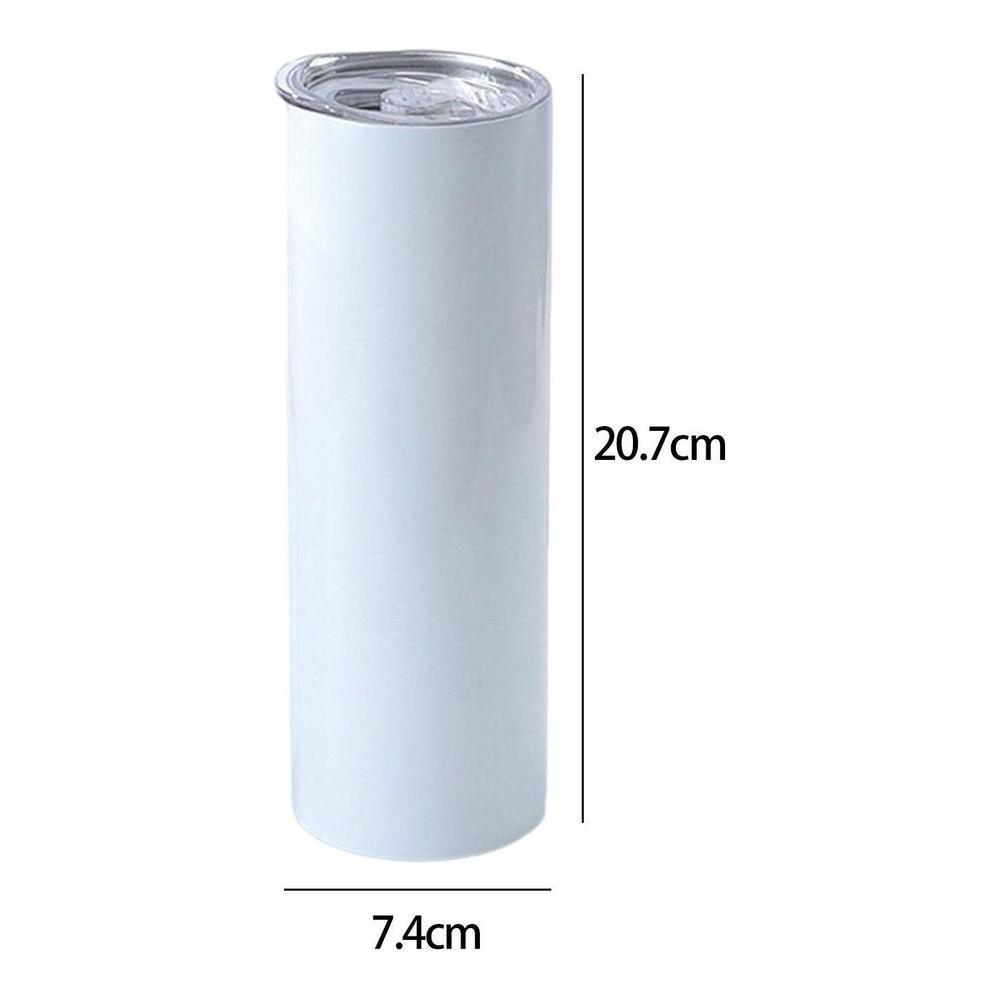 Sublimación Straight Skinny Slim Tumbler Blanks 20 Onzas