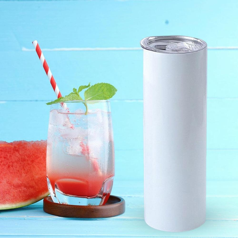 Sublimación Straight Skinny Slim Tumbler Blanks 20 Onzas