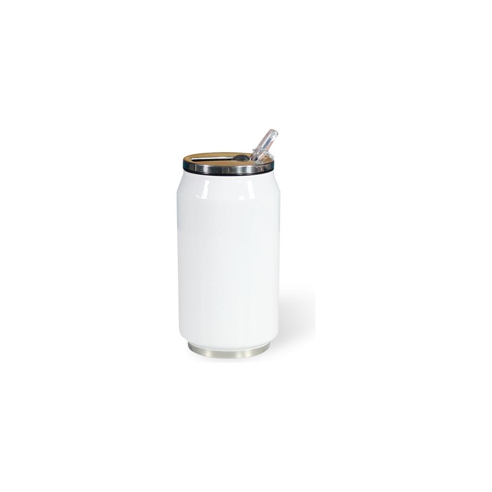 Lata Termica De Acero Blanca 280ml (1pz) Sublimar Sublimacio