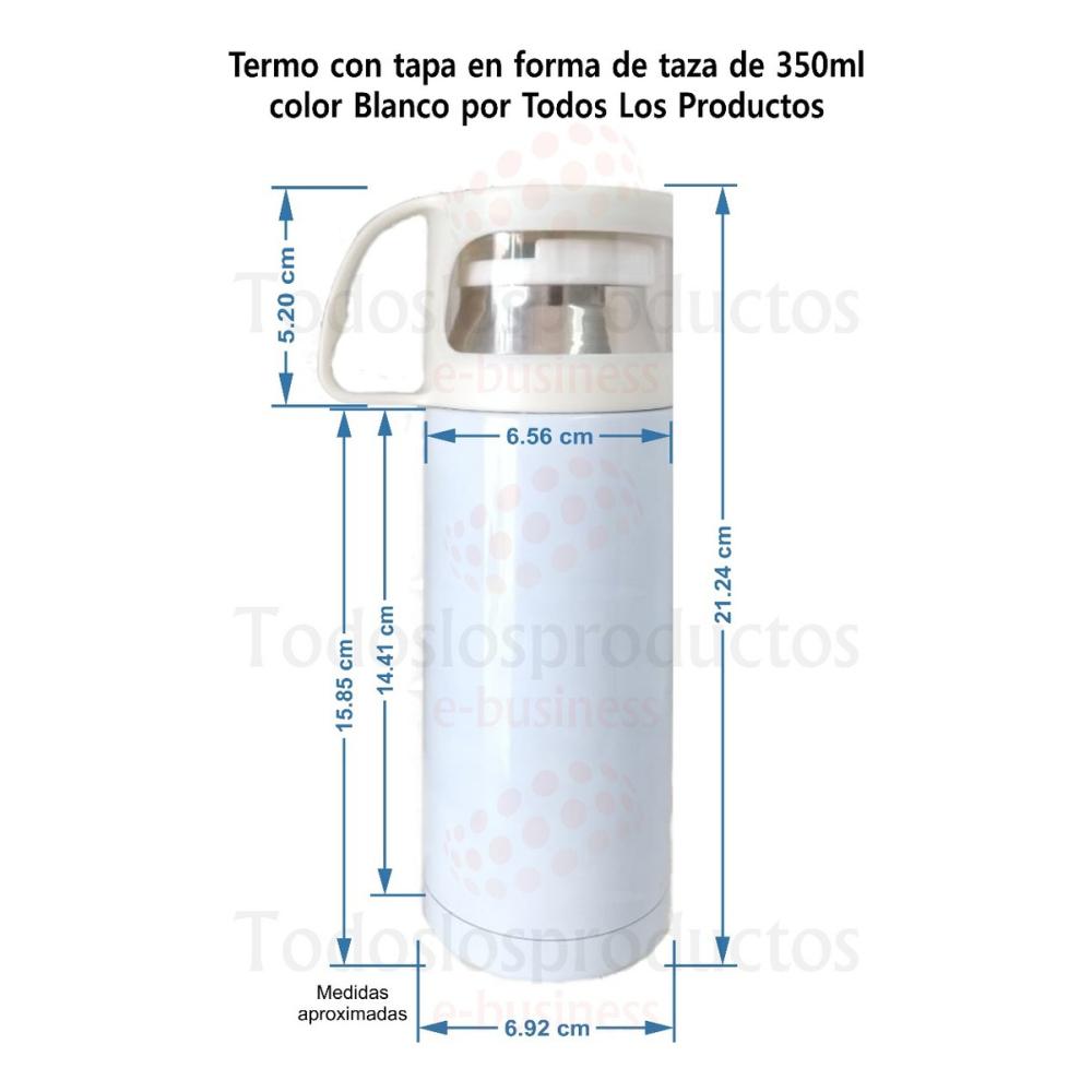 Termo Para Sublimar Sublimación Tapa En Forma De Taza 350ml