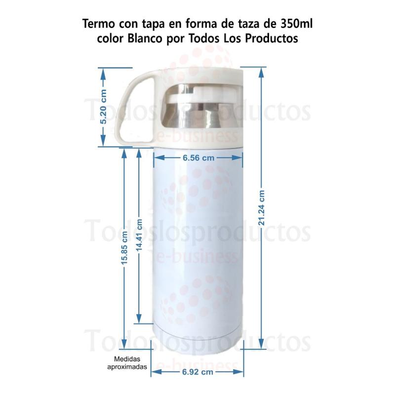Termo Para Sublimar Sublimación Tapa En Forma De Taza 350ml