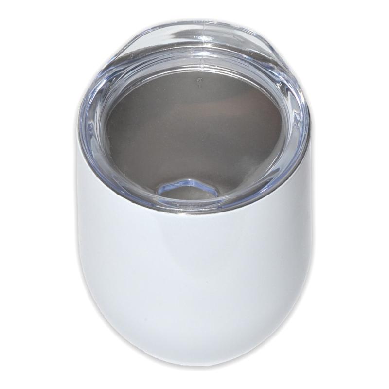  Vaso Térmico 12oz Termo Bicapa Sublimacion Sublimar Blanco