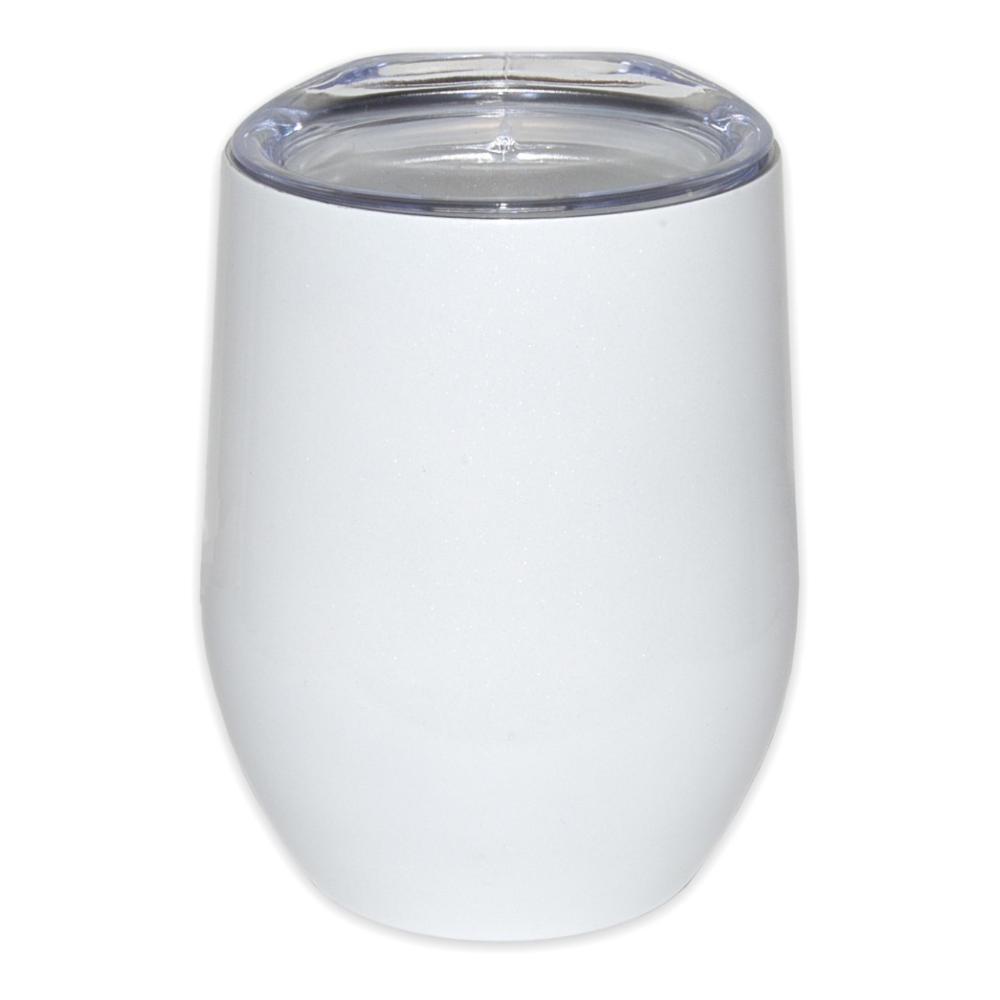  Vaso Térmico 12oz Termo Bicapa Sublimacion Sublimar Blanco