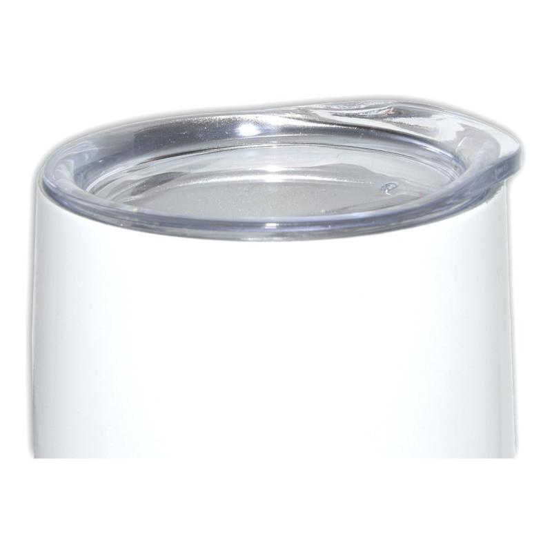  Vaso Térmico 12oz Termo Bicapa Sublimacion Sublimar Blanco