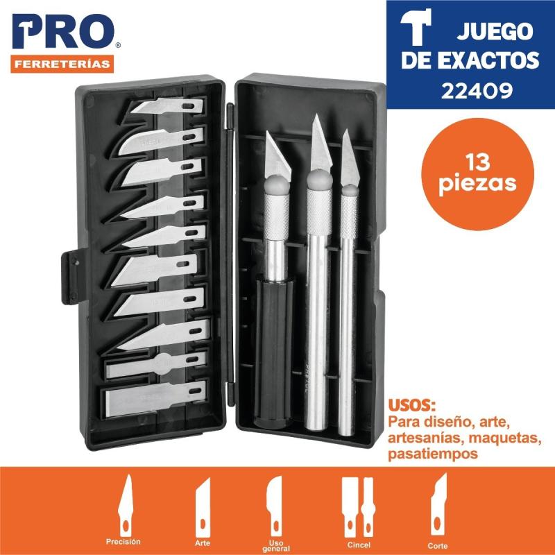 Juego De Exactos, 13 Piezas, Pretul 22409
