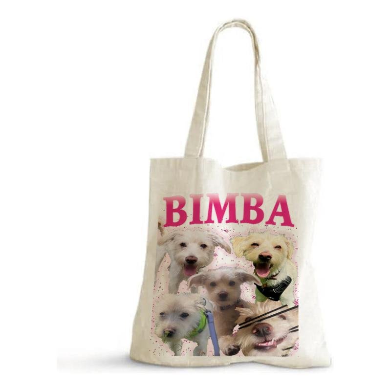 Bolsa Tote Bag Manta Cruda 37 X 34 Personalizada Fotos